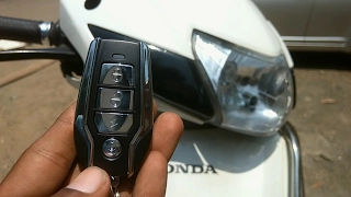 How to install anti-theft security alarm for all motorcycle's and scooters | Honda activa 3g