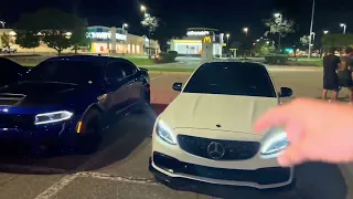TUNED C63 AMG RACES HELLCAT, BMW M5 AND G80 M3!