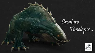 Creature Timelapse (sculpting & texturing)