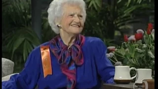 Florence Hodges, 93, of Dothan, Alabama on Johnny Carson's Tonight Show (Sep 27 1989)