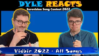 Vidbir 2022 REACTION ALL SONGS - Ukraine Eurovision 2022 - #DyleReacts