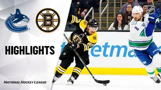 NHL Highlights | Canucks @ Bruins 2/4/20