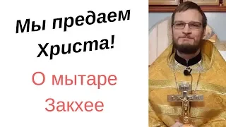 Мы предаем Христа! О мытаре Закхее