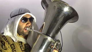 Tuba jazz solo.Caravan (J.Tizol)