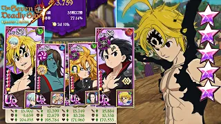 FULL 5 STAR SUPER AWAKENED ASSAULT MELIODAS TEAM IS WAY TOO GOOD FOR GRAND CROSS!