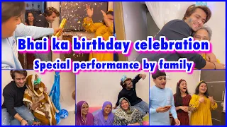 BHAI ka birthday celebration | from preparation to performance ❤️ | ibrahim family | vlog