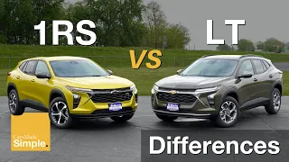 2024 Chevy Trax 1RS vs LT | Side by Side Trim Comparison!