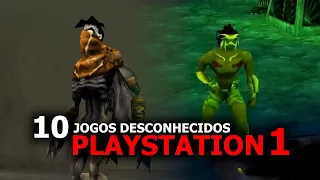 TOP 10 JOGOS BONS mas DESCONHECIDOS do PS1