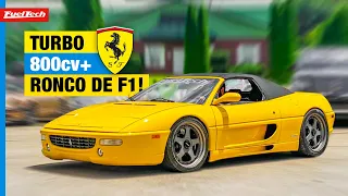 TK acelera a Ferrari F355 Turbo manual do @AndersonDick