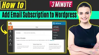 How to add email subscription to wordpress 2024