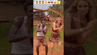 африканский танец. с белой девушкой? немец.  #youtube #subscribe #youtubeshorts #ytshorts