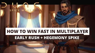 Dune. How to Win Fast in Multiplayer. Early Rush and Hegemony Spike