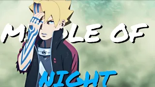 Boruto VS kawashiki-Midddle of Night 🌙 [4k Edit/Amv]boruto death