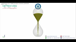 DEM simulation: Hourglass simulation