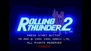 Rolling Thunder 2  (ローリングサンダー２) . [Mega Drive]. 1CC. 50Fps.