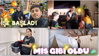 TEMİZLİK DEVAM 🧼 annem işe başladı 🫶🏻 ingiltere’de günlük vlog: nevresim çamaşır yıkama ev vlog