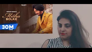 Reaction on Mitha Bolke : Nirvair Pannu (Official Video) Kil Banda | Juke Dock | Aao React Kare