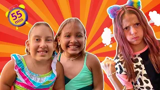 Histórias de NOVO AMIGO e NOVO IRMÃO e outras brincadeiras | Video for kids - Família MC Divertida