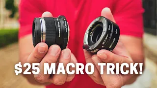 Turn Any Lens Into Macro Lens With This $25 Trick