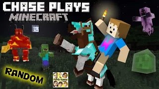 Chase plays MINECRAFT!  Random Gameplay w/ a 4 Year Old!  (FGTEEV)