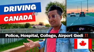 Driving in Canada 🇨🇦 "YE HAI CANADA" !
