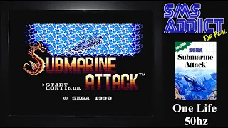 Submarine Attack - Master System - 50hz-60fps - One Life - Sans Commentaire