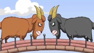 Two Stubborn Goats Encountered on a Bridge | Alpi and Friends Children's Songs 2018