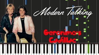 Modern Talking - Geronimo's Cadillac [Synthesia Tutorial]