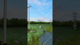 Electric Shock Death ⚡ Fishing Near Powerline #shorts #3danimation #video #comedy #electriceffect