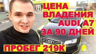 AUDI A7 Затраты за 3 месяца владения