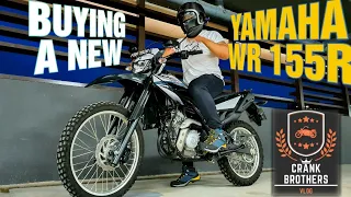 Picking up my brand new Yamaha WR 155R! | crank brothers vlog