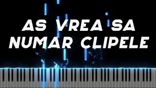 As vrea să număr clipele - Catalin si Ramona Lup - Instrumental Pian - Negativ Pian - Tutorial