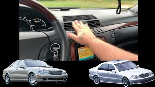 climate control diagnostic codes and vents operation (Mercedes benz  w220)