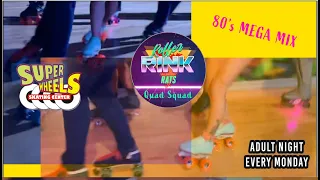 Adult Roller Boogie Disco Old School 8o’s Party at Super Wheels Miami, Florida 2023