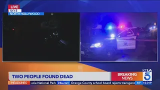 2 people found dead in North Hollywood