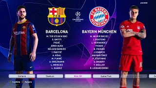 PES 2020 | Barcelona vs Bayern Munich | UEFA Champions League | Full Match & Goal Highlights