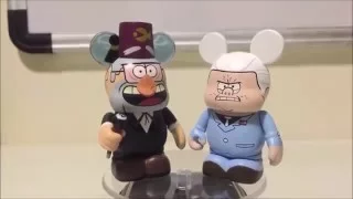 Gravity Falls Vinylmation Review!! Grunkle Stan and Lil Gideon