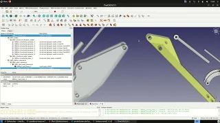 Backhoe assembly and simulation from scratch