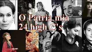 AIDA- O PATRIA MIA- 24 HIGH C by 17 sopranos