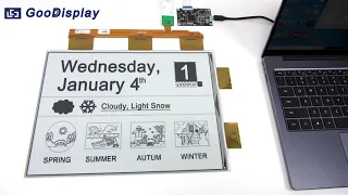 New 13.3 inch E-ink Display Large E-Paper HD, GDEP133UT3