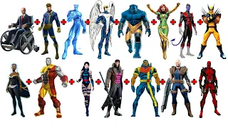 Combining 15 X-MEN into 1 CHARACTER | CRAZY CHARACTER FUSION!