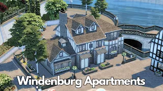 Windenburg Apartments | The Sims 4 Stop Motion Build | No CC