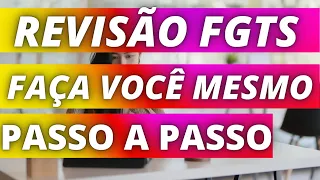 URGENTE REVISÃO DO  FGTS, VEJA COMO FAZER VOCÊ MESMO, ENTENDA O PASSO A PASSO NESTE VÍDEO.