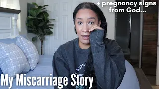 My Miscarriage Story + amazing pregnancy signs from God | chemical pregnancy early miscarriage