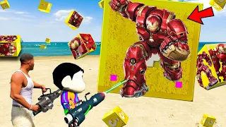 GTA 5 : SHINCHAN & FRANKLIN Opening BIGGEST "HULKBUSTER" LUCKY BOXES in GTA 5! (GTA 5 mods)