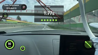 Audi S3 Stage1 acceleration 0-100