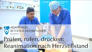 Reanimation nach Herzstillstand – ein Schulungsfilm | AGAPLESION BETHESDA KRANKENHAUS WUPPERTAL