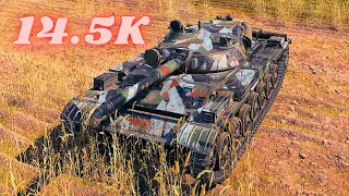 T-100 LT  14.5K Spot + Damage  World of Tanks Replays