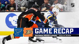 Blues @ Ducks 11/19 | NHL Highlights 2023