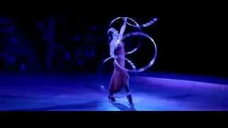 Alesya Gulevich Hula Hoop act in Belarusian State Circus